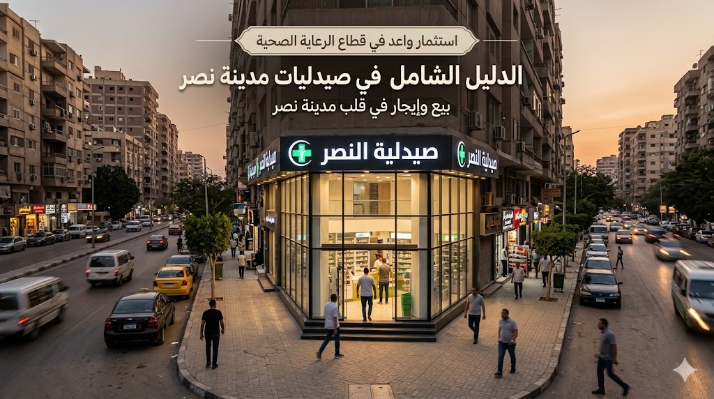 بيع وإيجار صيدليات في مدينة نصر: خريطة الفرص الاستثمارية الأكثر ربحية.