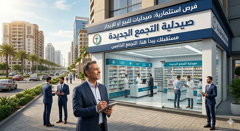 دليل الاستثمار الناجح: فرص شراء أو استئجار صيدليات في التجمع الخامس ومستقبلها الواعد