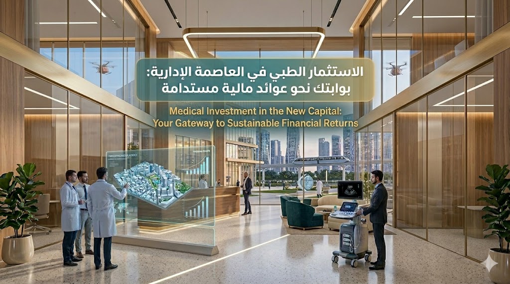 "الاستثمار الطبي في العاصمة الإدارية: بوابتك نحو عوائد مالية مستدامة"