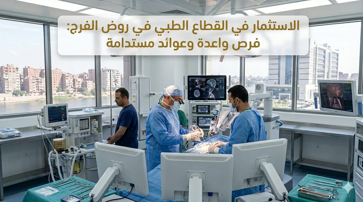 الاستثمار في القطاع الطبي في روض الفرج: فرص واعدة وعوائد مستدامة