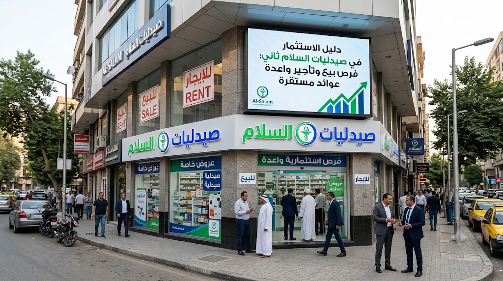 دليل الاستثمار في صيدليات السلام ثاني: فرص بيع وتأجير واعدة لتحقيق عوائد مستقرة