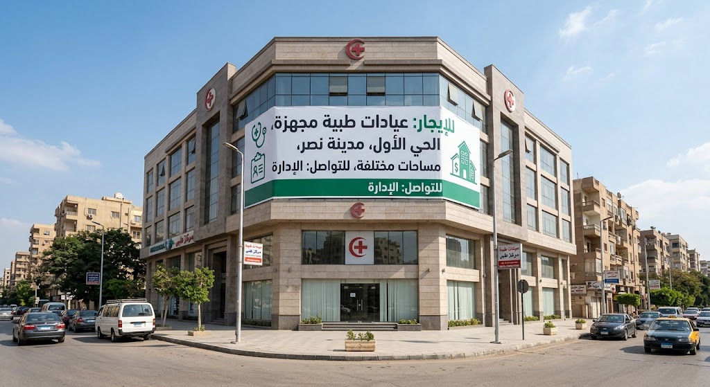 دليلك للاستثمار الناجح: عيادات طبية للإيجار في المنطقة الأولى بمدينة نصر