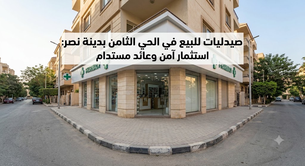 صيدليات للبيع في الحي الثامن بمدينة نصر: استثمار آمن وعائد مستدام