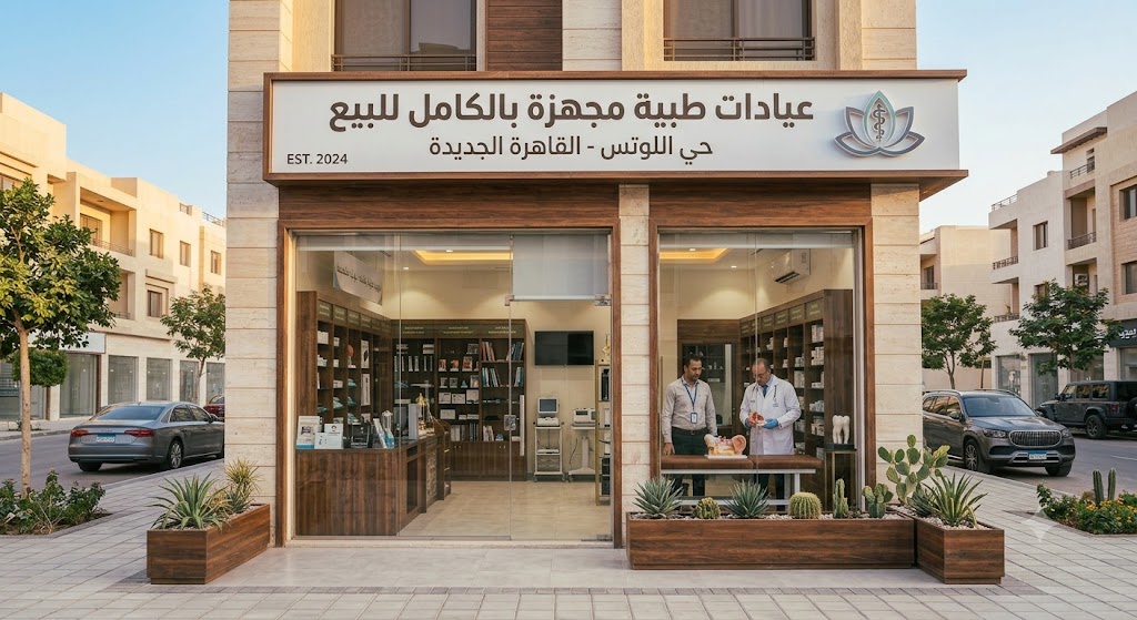 عيادات طبية للبيع في اللوتس: دليلك الاستثماري لأفضل فرص القاهرة الجديدة