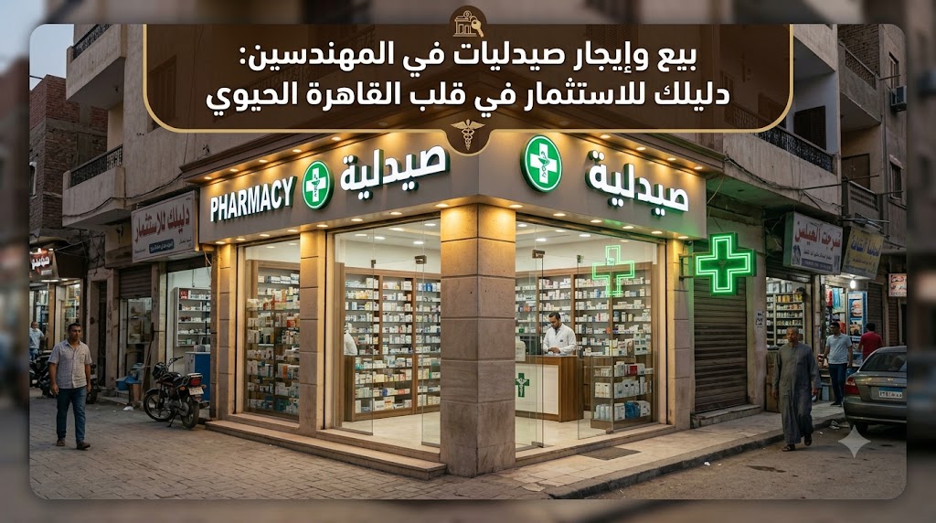 بيع وإيجار صيدليات في المهندسين: دليلك للاستثمار في قلب القاهرة الحيوي