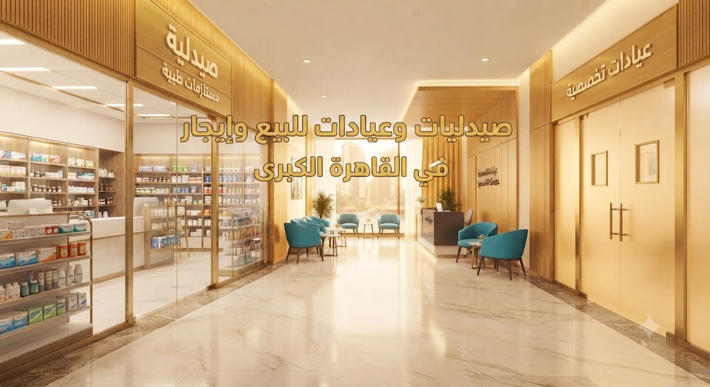 كل ما تحتاج معرفته عن صيدليات وعيادات للبيع وإيجار في القاهرة الكبرى قبل توقيع عقدك