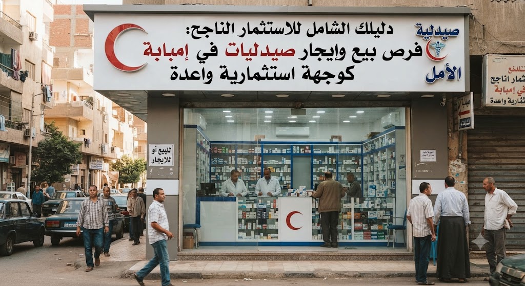 دليلك الشامل للاستثمار الناجح: فرص بيع وإيجار صيدليات في إمبابة كوجهة استثمارية واعدة
