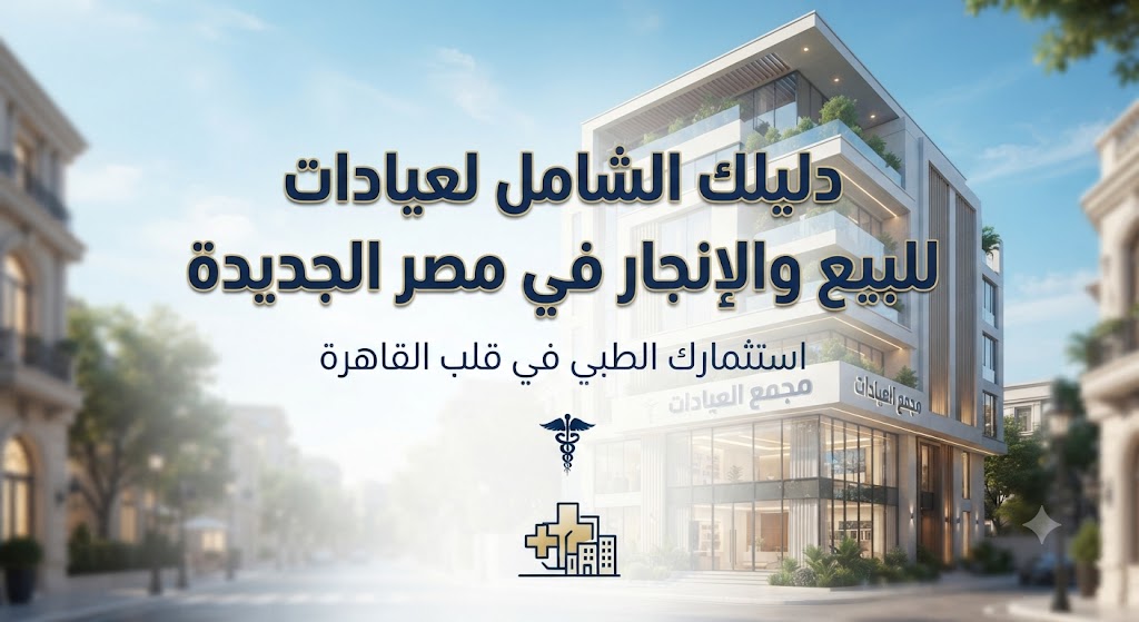 دليلك الشامل لعيادات للبيع والإيجار في مصر الجديدة: استثمارك الطبي في قلب القاهرة