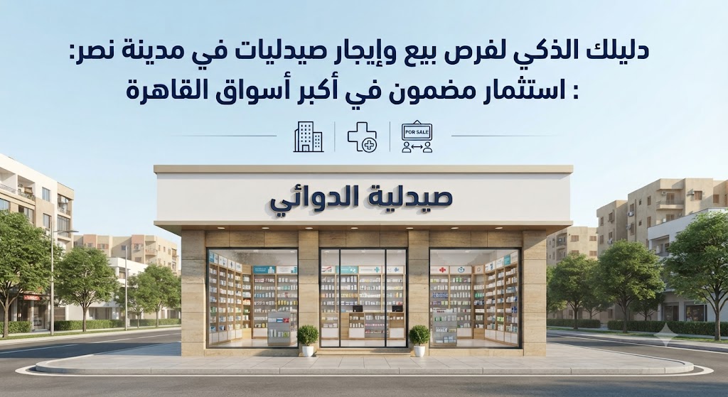 دليلك الذكي لفرص بيع وإيجار صيدليات في مدينة نصر: استثمار مضمون في أكبر أسواق القاهرة