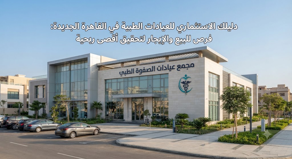 دليلك الاستثماري للعيادات الطبية في القاهرة الجديدة: فرص للبيع والإيجار لتحقيق أقصى ربحية
