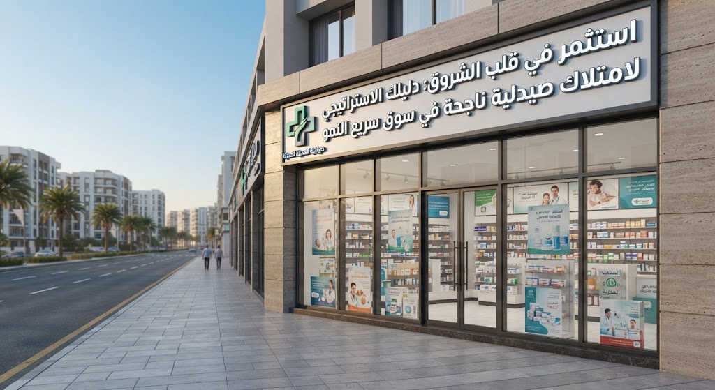 استثمر في قلب الشروق: دليلك الاستراتيجي لامتلاك صيدلية ناجحة في سوق سريع النمو
