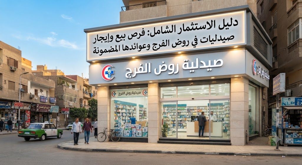 دليل الاستثمار الشامل: فرص بيع وإيجار صيدليات في روض الفرج وعوائدها المضمونة