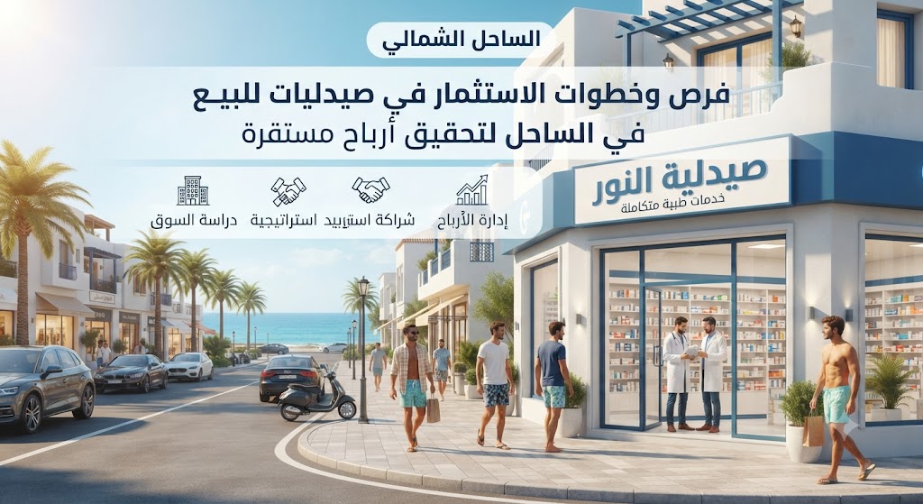 فرص وخطوات الاستثمار في صيدليات للبيع في الساحل لتحقيق أرباح مستقرة