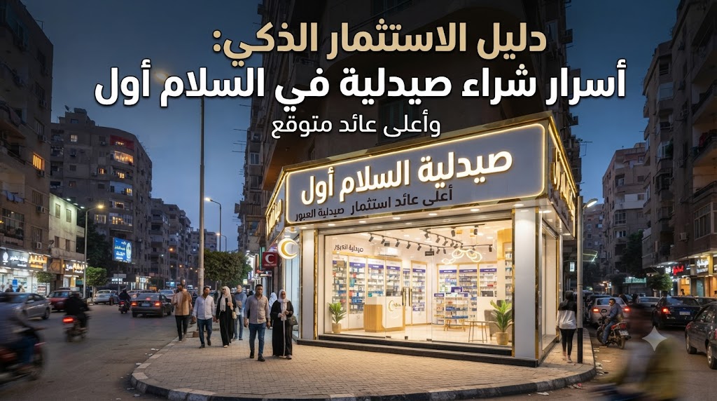 دليل الاستثمار الذكي: أسرار شراء صيدلية في السلام أول وأعلى عائد متوقع