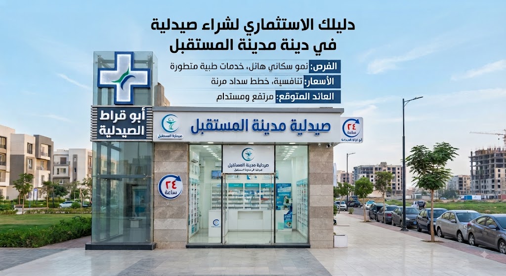 دليلك الاستثماري لشراء صيدلية في مدينة المستقبل: الفرص والأسعار والعائد المتوقع