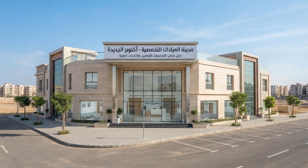 دليل شامل لاختيار أفضل العيادات في أكتوبر الجديدة: التخصصات، المعايير، والخدمات الطبية