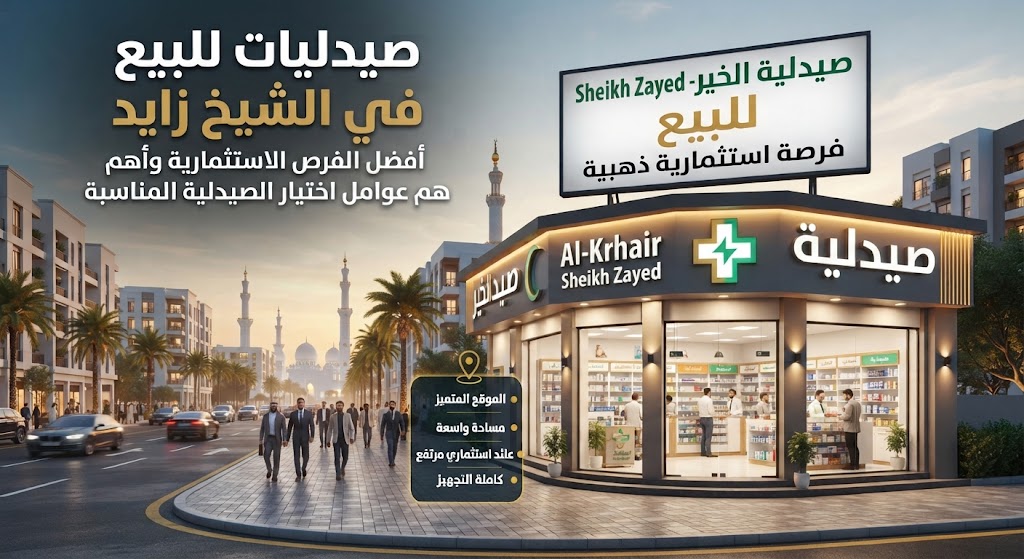 صيدليات للبيع في الشيخ زايد: أفضل الفرص الاستثمارية وأهم عوامل اختيار الصيدلية المناسبة