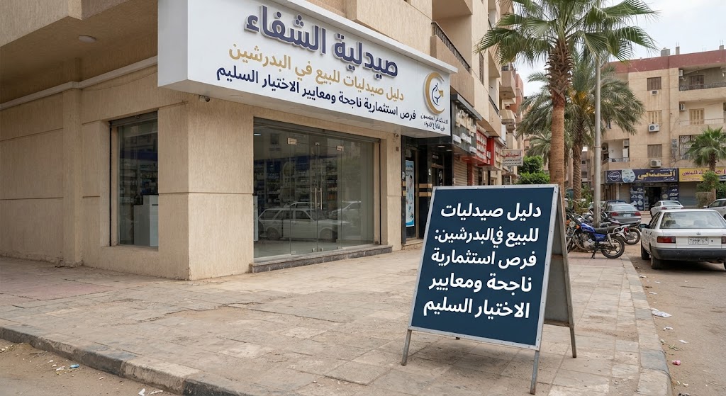 دليل صيدليات للبيع في البدرشين: فرص استثمارية ناجحة ومعايير الاختيار السليم