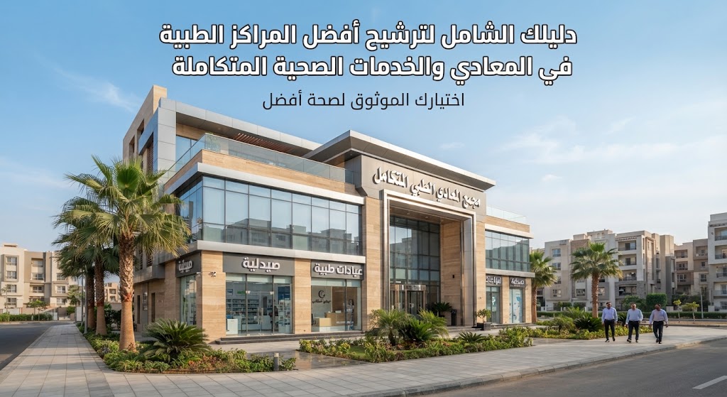 دليلك الشامل لترشيح أفضل المراكز الطبية في المعادي والخدمات الصحية المتكاملة