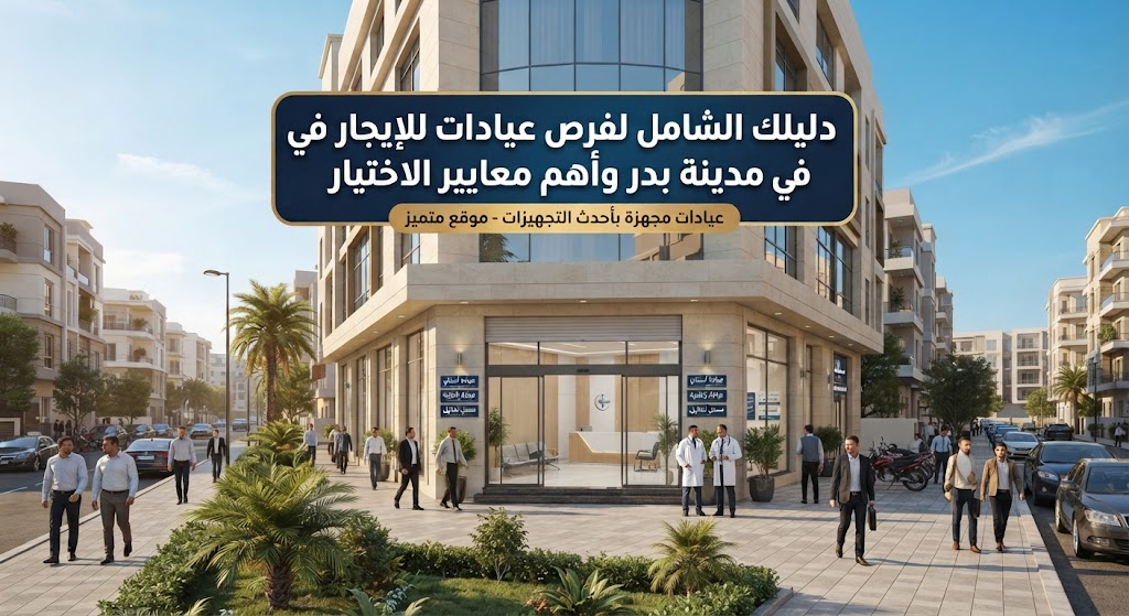 دليلك الشامل لفرص عيادات للإيجار في مدينة بدر وأهم معايير الاختيار