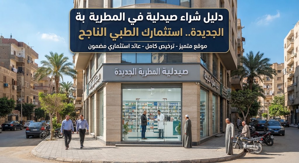 دليل شراء صيدلية في المطرية الجديدة.. استثمارك الطبي الناجح
