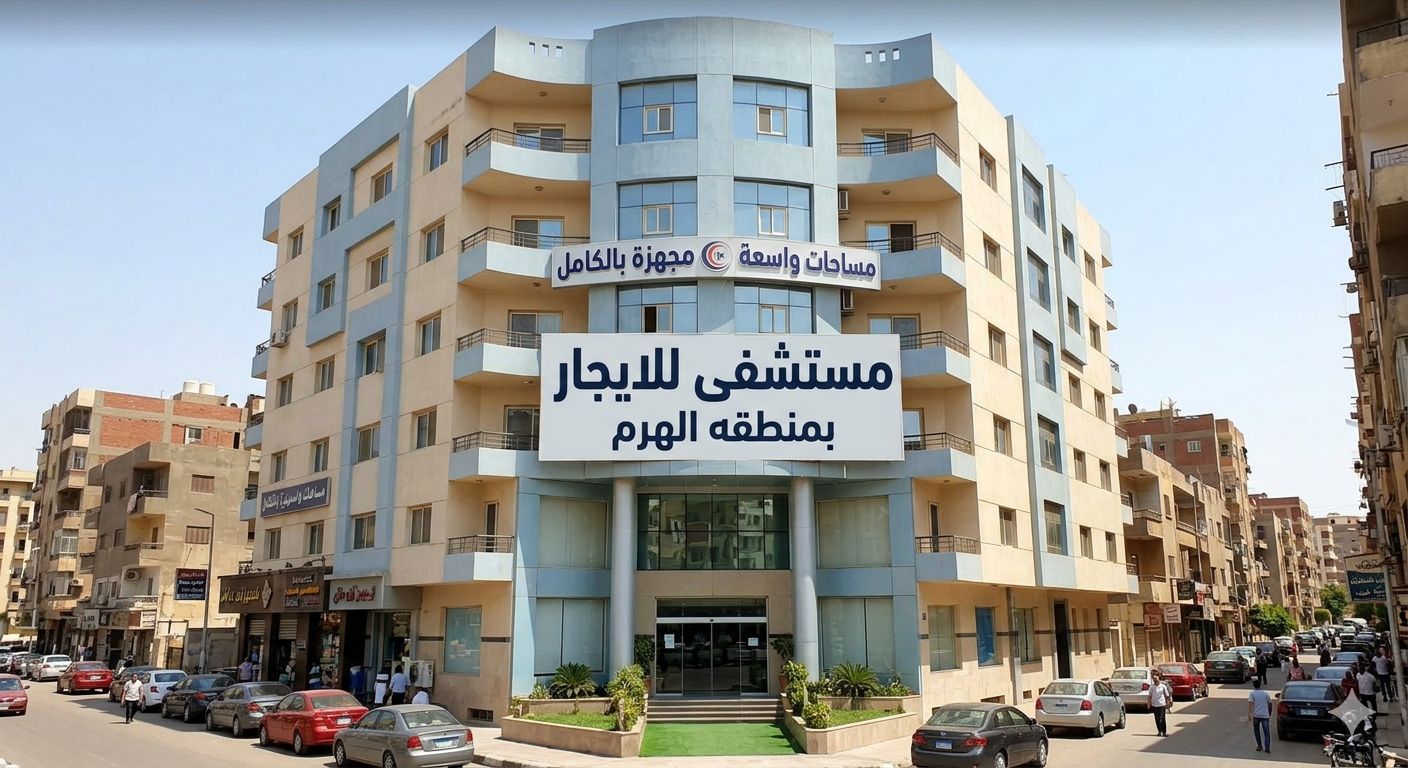 مستشفى للايجار فى الهرم