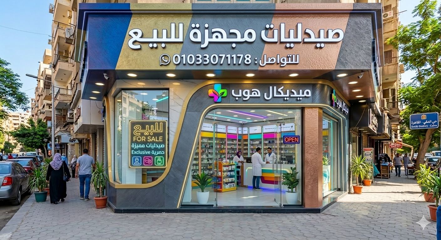 صيدليه للبيع الاسمرات المقطم